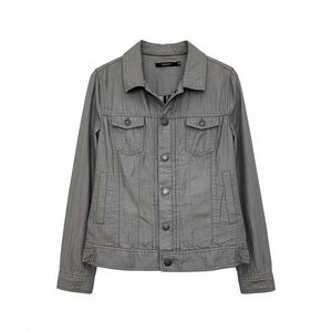 New Tahari Women's Gray Button Down Shirt